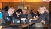"Ansvarlige" på veimøtet 22.april. Foto: Idar Nilssen.